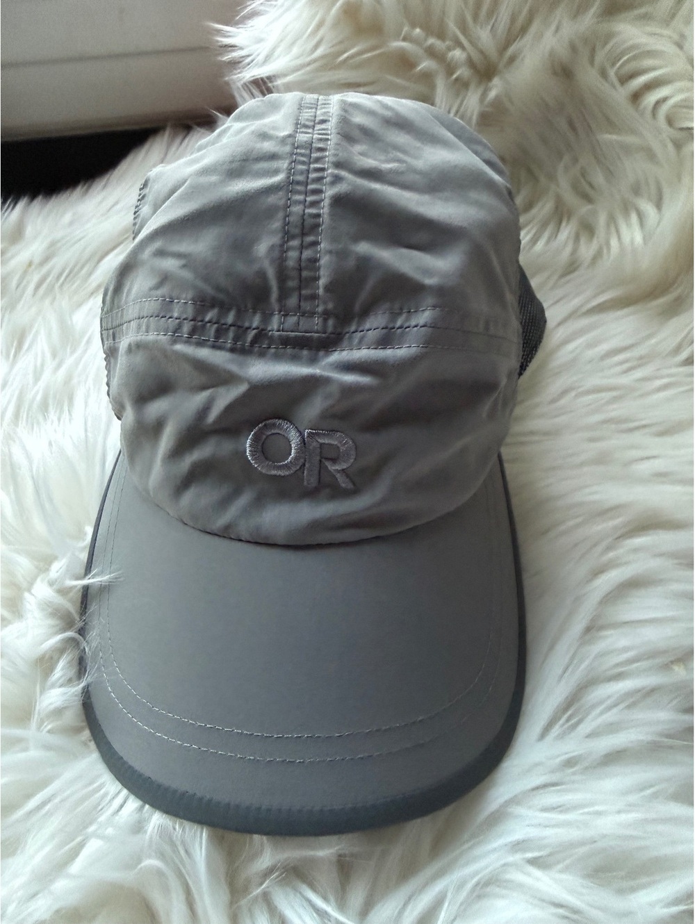 Outdoor Research Lightweight Gray Mesh Panel Adjustable Cap